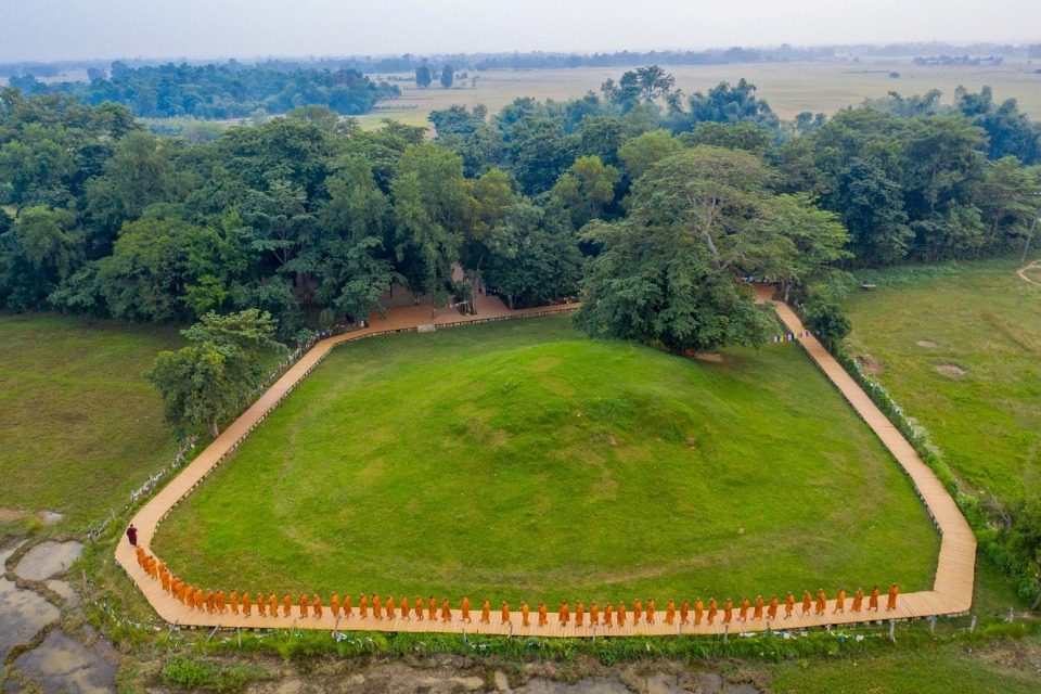 Ramagrama, the relic stupa of Lord Buddha
